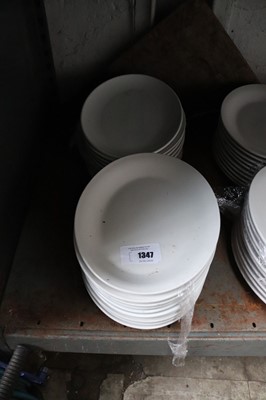 Lot 1347 - Approximately twenty 30cm oval plates
