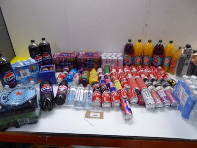 Lot 3624 - 3 large bags of drinks including Pepsi,...