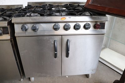 Lot 1381 - 90cm Moorwood Vulcan Gas six burner cooker...