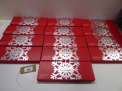 Lot 3628 - 13 boxes of Hotel Chocolat. Classis Christmas...
