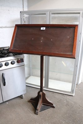 Lot 1398 - Wooden frame restaurant/banquet menu or table...