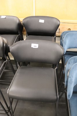 Lot 1408 - 5 SCAB Design bar height stools with low level...