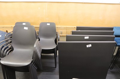 Lot 1412 - Set of 4 SCAB Design folding top bistro tables...