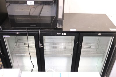 Lot 1422 - 130cm Catercool 3 door refrigerated display...