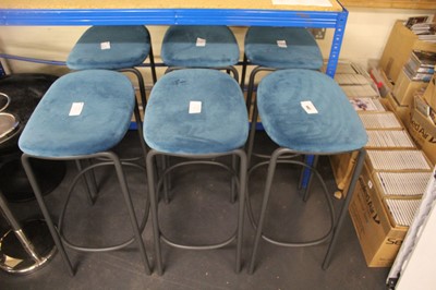 Lot 1402 - SCAB Design bar height stools finished in a...
