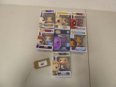 Lot 3981 - 7 x boxed Funko Pops!, includes Marvel, Chucky,...