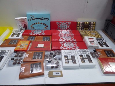 Lot 3639 - Hotel Chocolat. Thorntons, Ferrero and other...