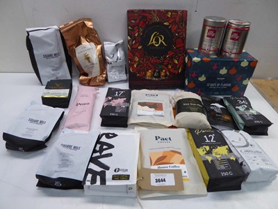 Lot 3644 - Coffee beans and coffee pods including Square...
