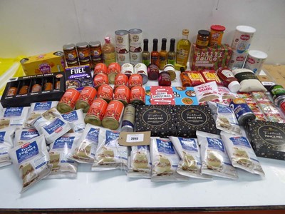 Lot 3645 - Raviolli, Granola, Chopped tomatoes, Coconut...