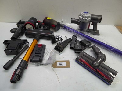 Lot 3661 - Dyson and Hompany hand held vacuum cleaners,...