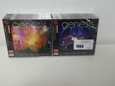 Lot 1066 - 10 Genesis Japanese issue CDs Live in São...