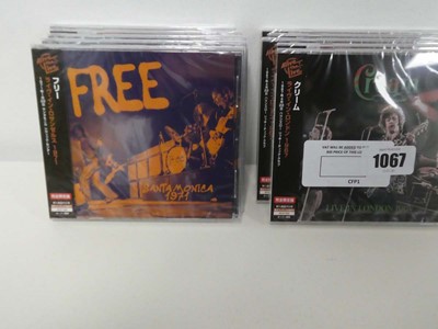 Lot 1067 - 5 Free and 5 Queen Japanese release CDs *sealed*