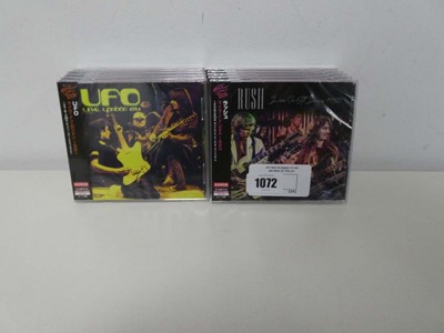 Lot 1072 - 5 UFO and 5 Rush Japanese release CDs *sealed*