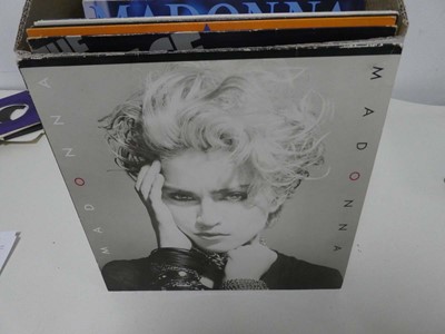 Lot 1086 - Box of vinyl albums incl. Madness, Michael...