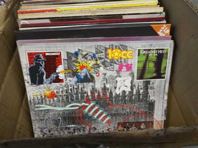 Lot 1093 - 2 boxes of vinyl albums incl. Emerson Lake &...