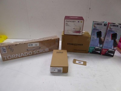 Lot 3677 - Steam cleaners, Cordless Tornado scrubber,...