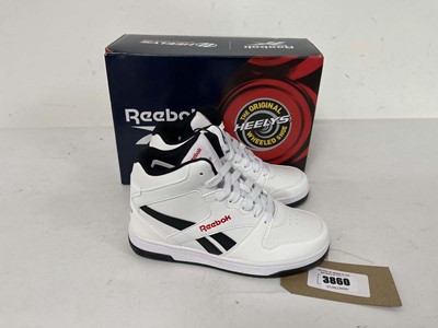 Lot 3860 - The Original Heelys X Reebok trainers in white...