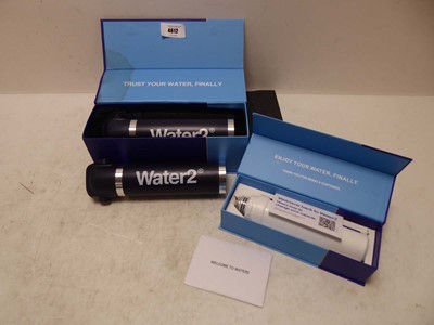 Lot 4612 - Water2 water pod filters and a capsule
