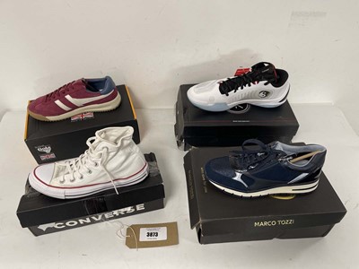 Lot 3873 - 4x Boxed pairs of trainers to include Gola UK5,...