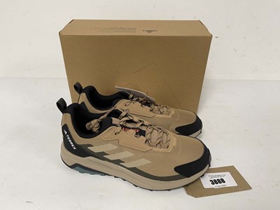 Lot 3888 - Adidas terrex anylander trainers in khaki size...
