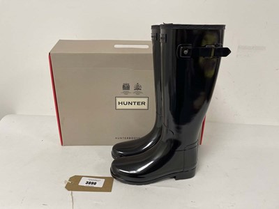 Lot 3890 - Hunter org refined wide fit wellington boots...