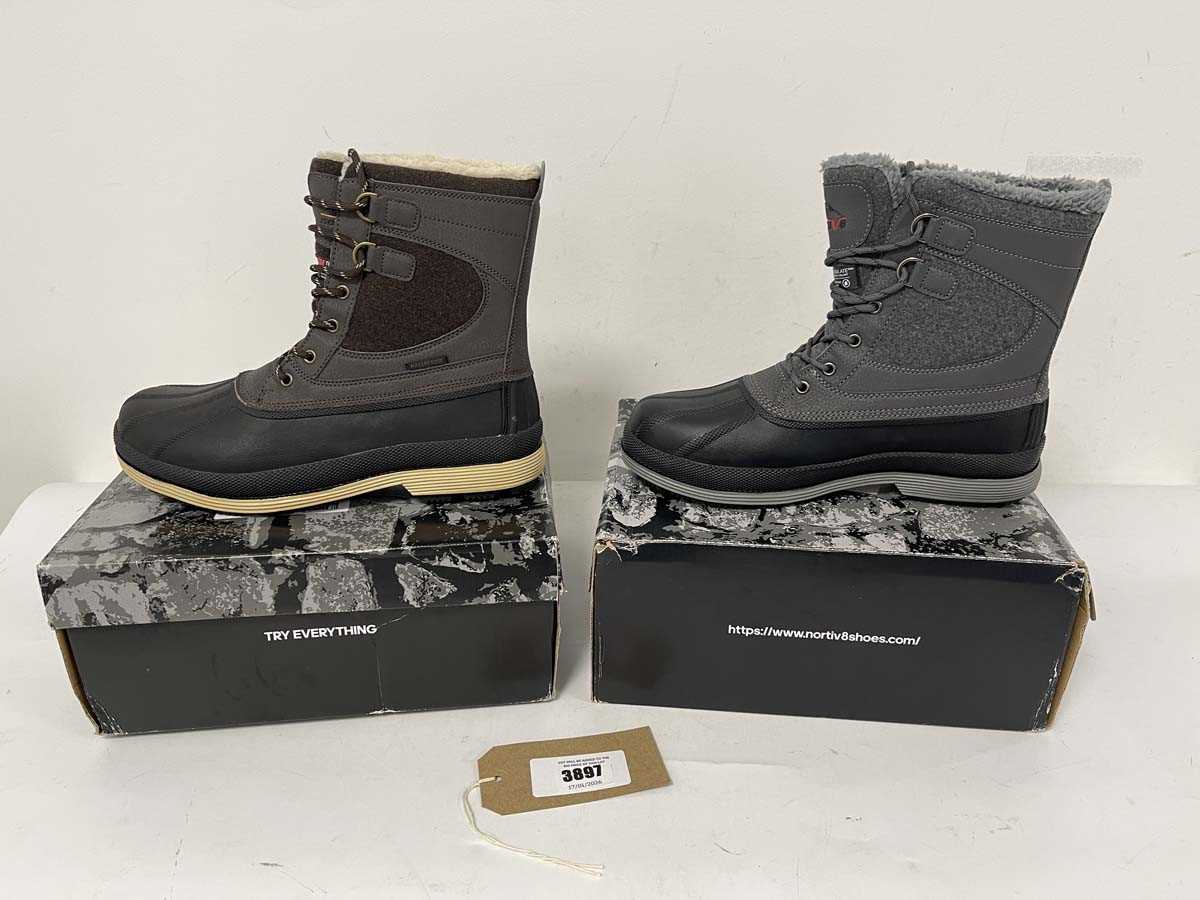 Lot 3897 - 2x Boxed pairs of Nortiv8 avenue boots sizes...