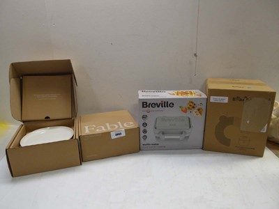 Lot 3683 - 2 sets of 4 Fable salad plates, Breville...