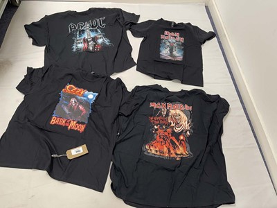Lot 3952 - Selection of Iron Maiden / Rock tees