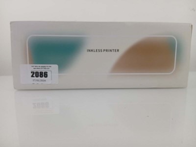 Lot 2086 - Boxed inkless Portable printer M833