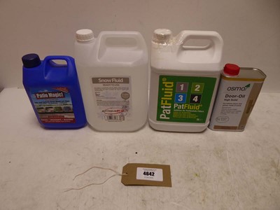 Lot 4642 - Selection of liquids to include snow fluid,...