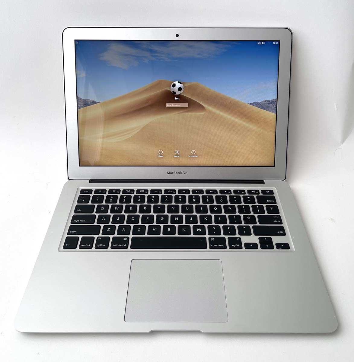 Lot MacBook Air 13" 2017 A1466 Silver laptop with...