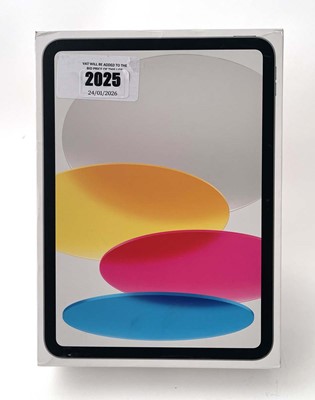 Lot iPad A16 A3354 128GB Silver with box and cable