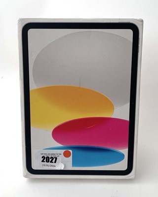 Lot iPad A16 A3354 128GB Silver with box and cable