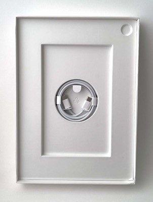 Lot iPad A16 A3354 128GB Silver with box and cable