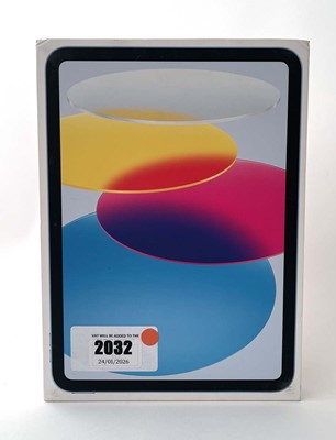 Lot iPad A16 A3354 128GB Blue with box and cable