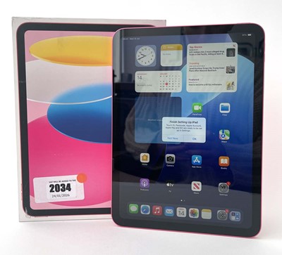 Lot iPad A16 128GB Pink with box and cable