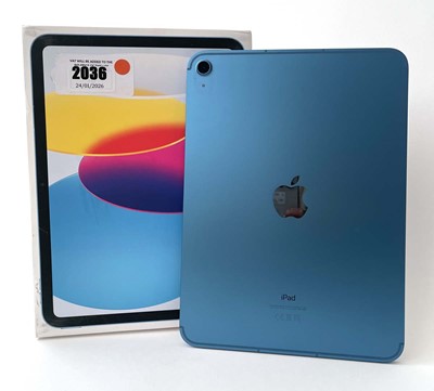 Lot iPad 10th Gen A2757 64GB Blue with box