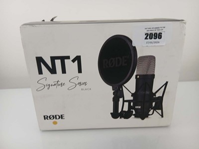 Lot 2096 - "Sealed" Boxed Rode NT1 signature series Black...