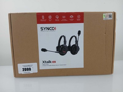 Lot 2099 - Boxed pair Synco Xtalk X2 wireless intercom...
