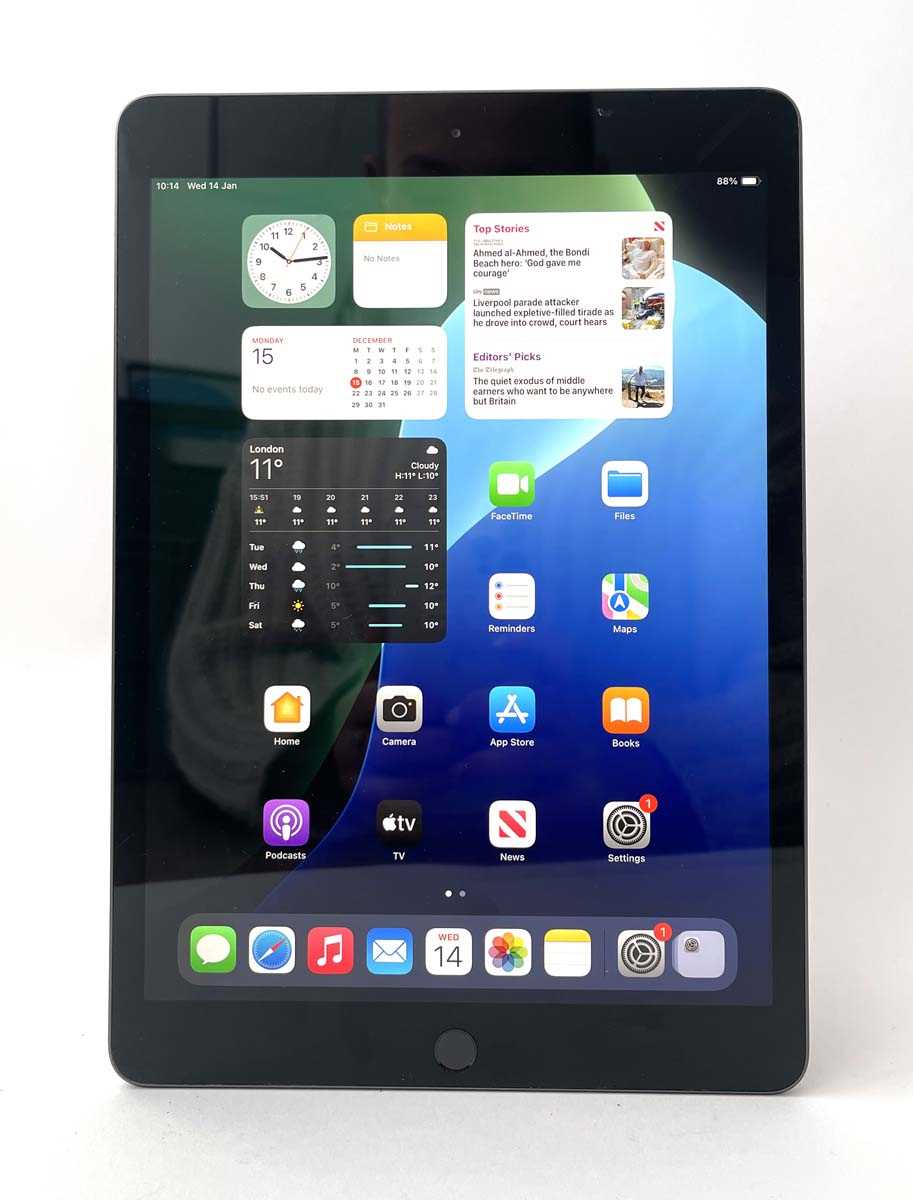 Lot iPad 7th Gen 128GB Space Grey (case bent)