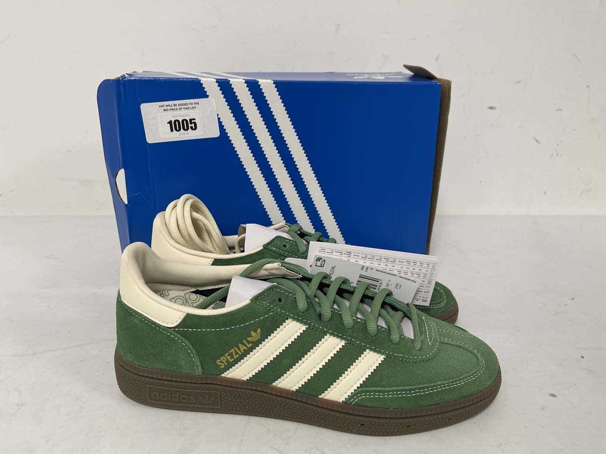 Lot Adidas handball spezial trainers in green size...