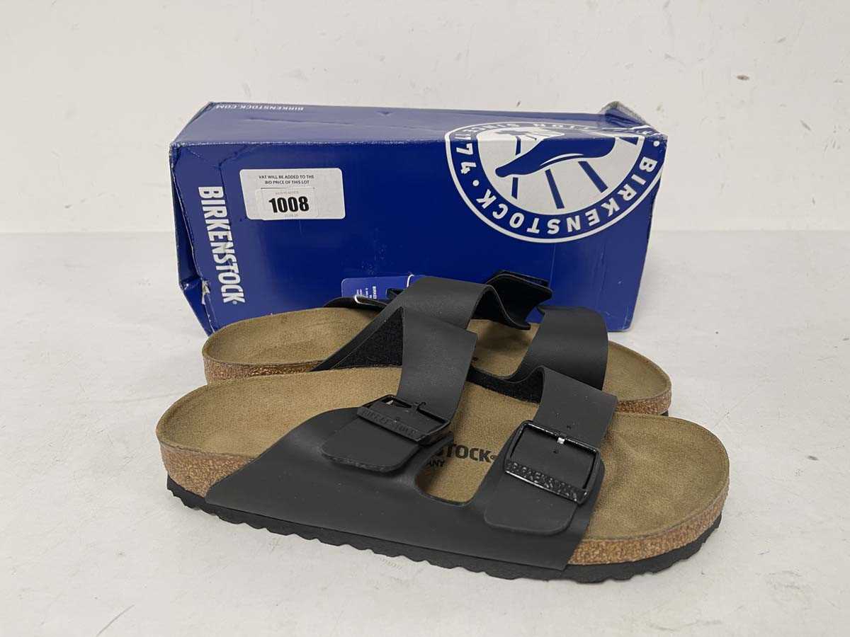 Lot Birkenstock sandals in black size UK7 - boxed