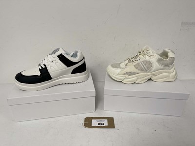 Lot 2x Boxed pairs of Conzuri trainers both size UK9