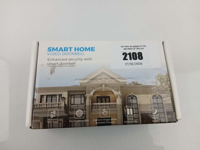 Lot 2108 - Boxed Smart home video doorbell