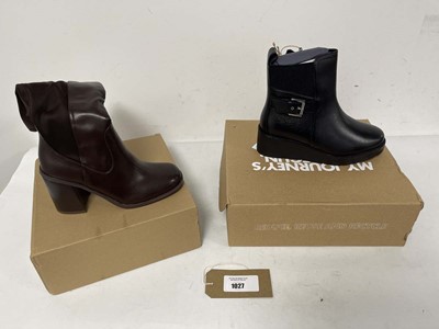 Lot 2x Boxed pairs of boots to include Where's...