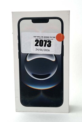 Lot iPhone 16e 128GB Black with box and cable