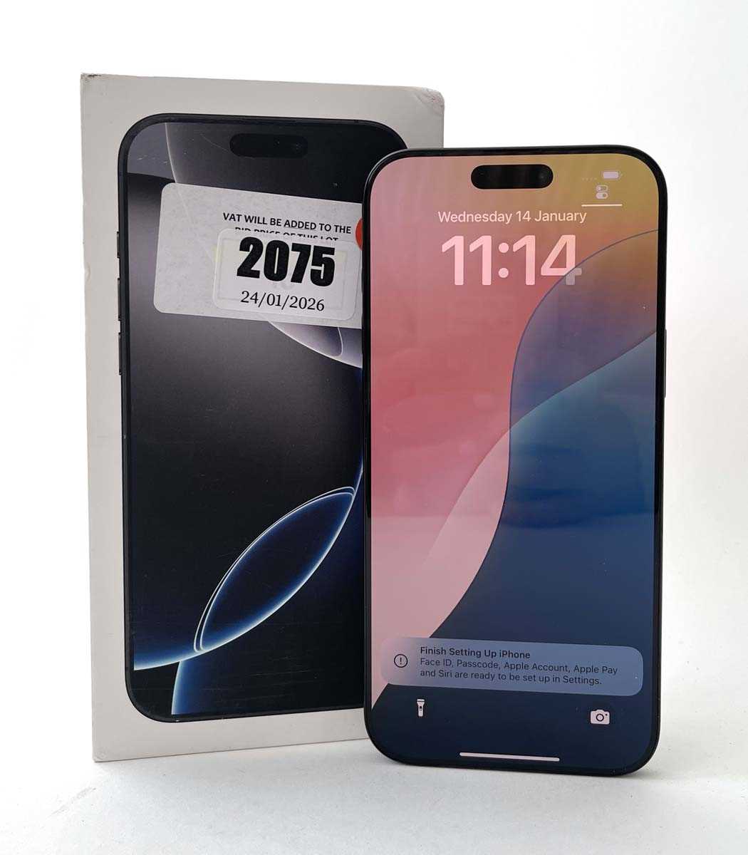 Lot iPhone 16 Pro Max 512GB Black Titanium with...