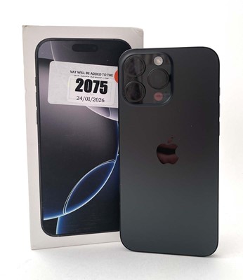 Lot iPhone 16 Pro Max 512GB Black Titanium with...