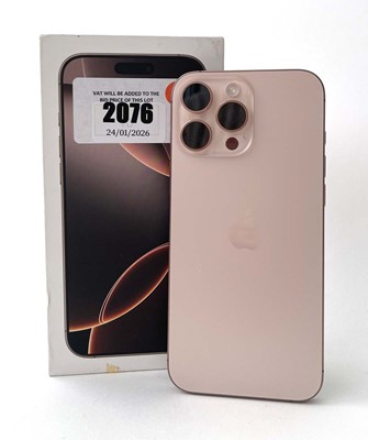 Lot iPhone 16 Pro Max 512GB Desert Titanium with...