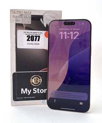 Lot iPhone 16 Pro Max 256GB Desert Titanium with...